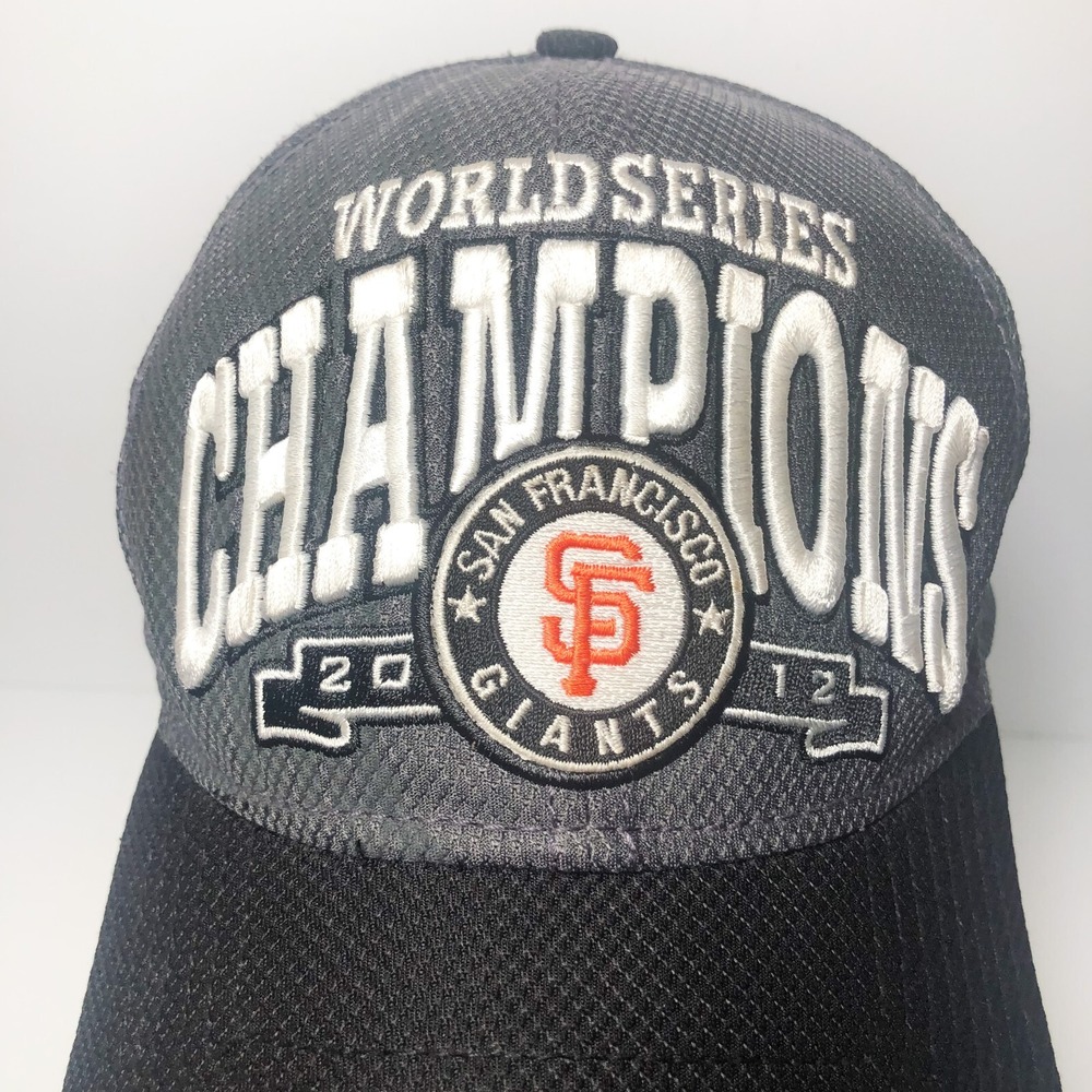 SAN FRANCISCO GIANTS Hat 39THIRTY  World Series Champions 2012 Baseball Cap S/M